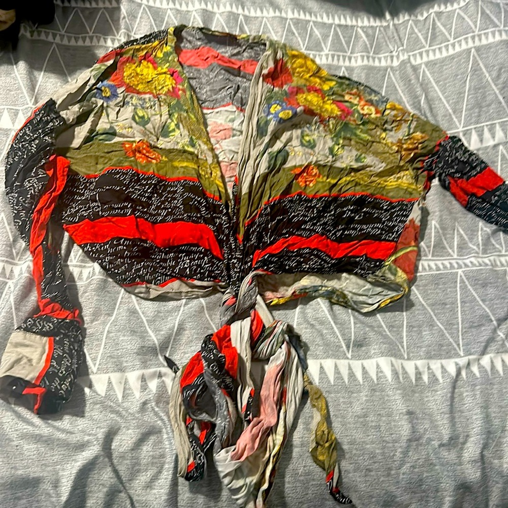 Tie up blouse